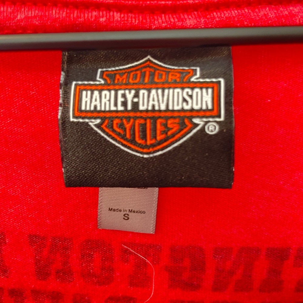 Harley-Davidson Women’s Red Graphic Tee Huntington Beach Harley - Picture 5 of 5